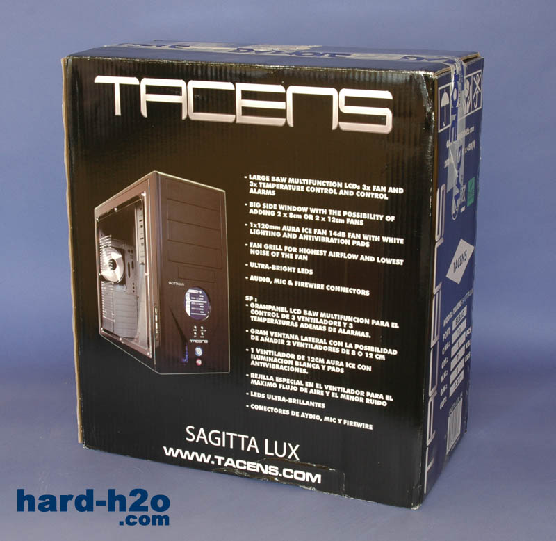 Caja Tacens Sagitta Lux | hard-h2o.com