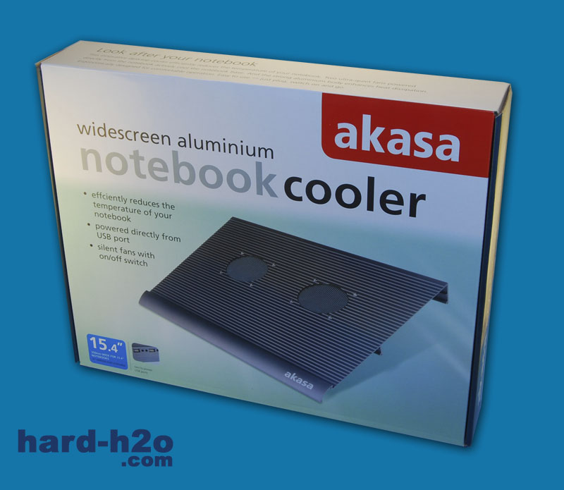 Disipador portátil Akasa Notebook Cooler | hard-h2o.com