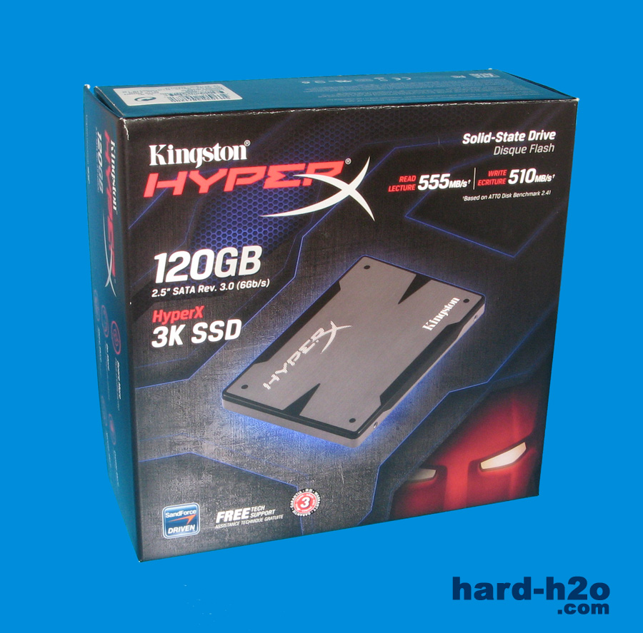 Disco duro Kingston HyperX 3K SSD | hard-h2o.com