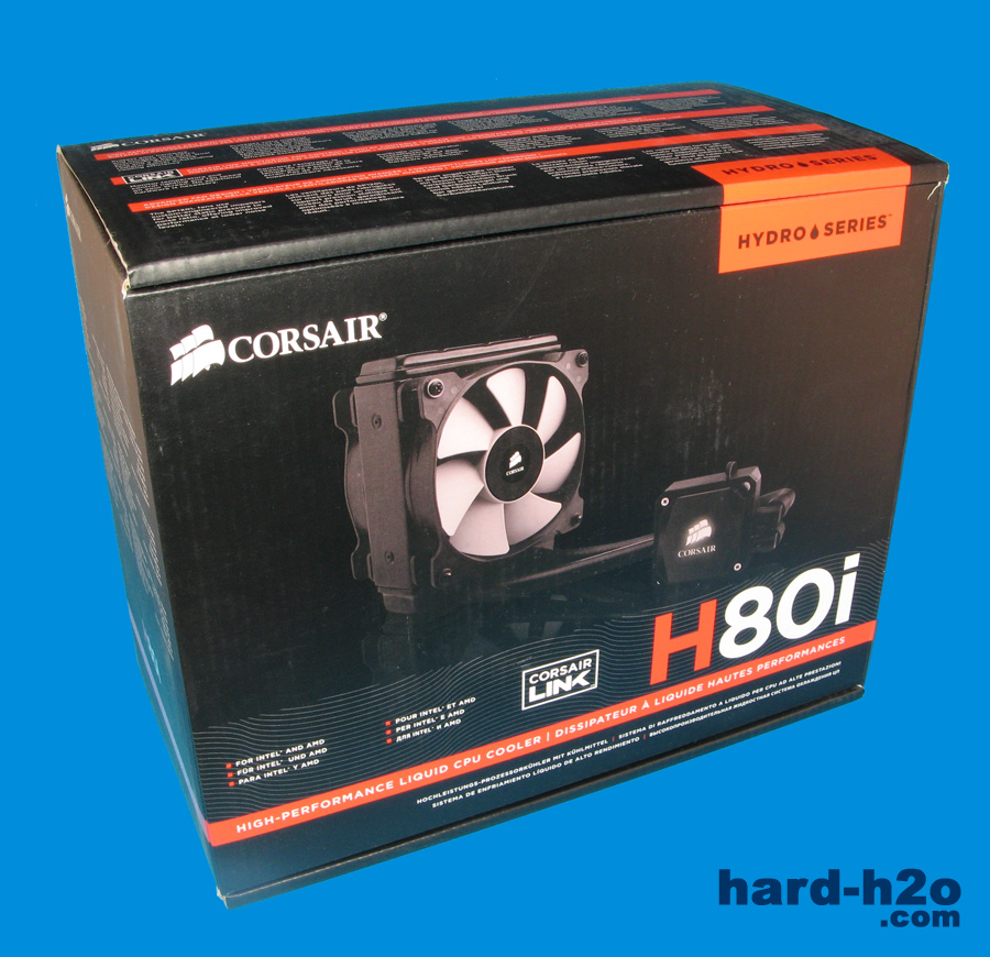 Disipador CPU Corsair Hydro H80i | hard-h2o.com