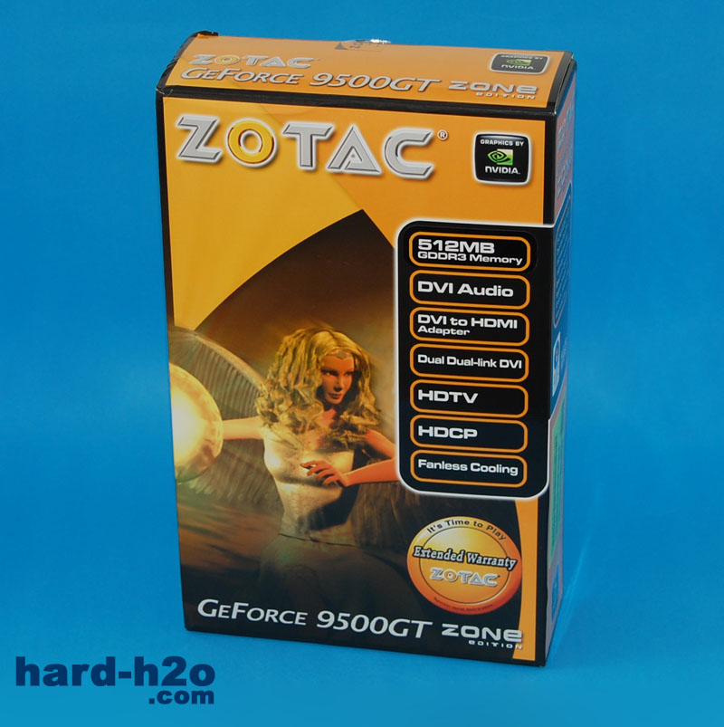 Tarjeta gráfica Nvidia Zotac 9500 GT Zone Edition | hard-h2o.com