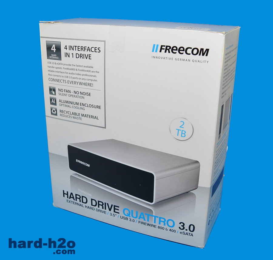 Disco duro externo Freecom Quattro 3.0 | hard-h2o.com