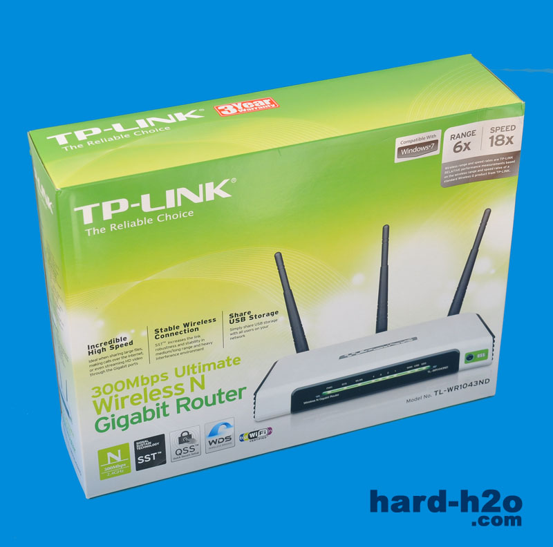 Router inalámbrico N TP-Link TL-WR1043ND | hard-h2o.com