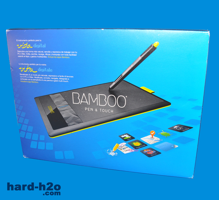 Tableta digital Wacom Bamboo Pen & Touch | hard-h2o.com